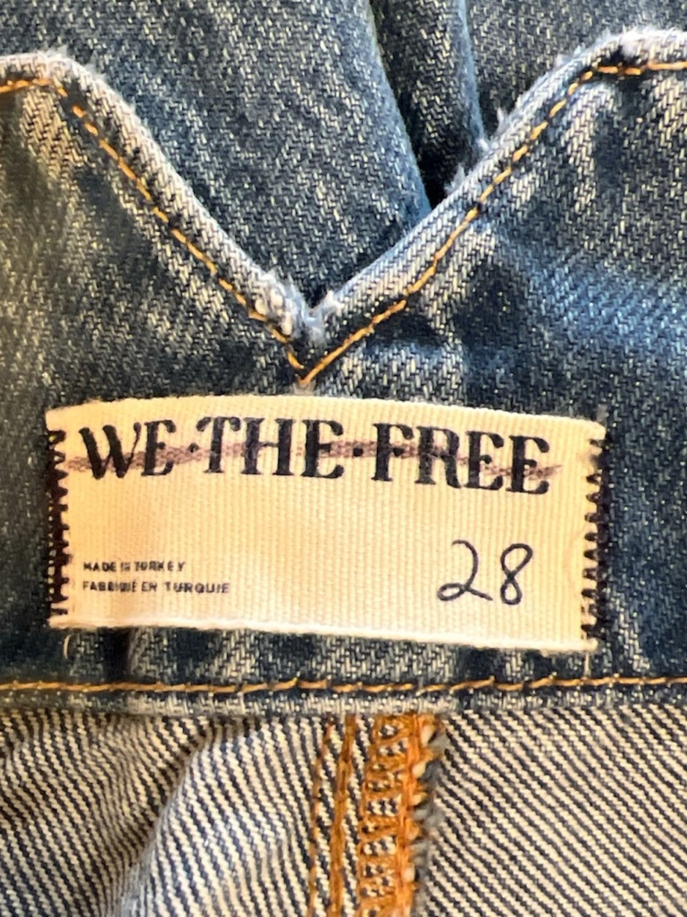 Free People We The Free Extreme Measures Barrel Shorts Long paint splatter 28 - Picture 6 of 8